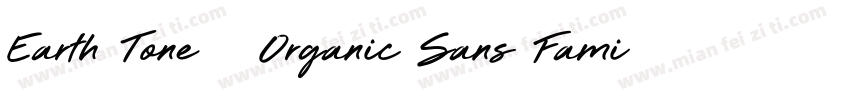 Earth Tone   Organic Sans Family字体转换
